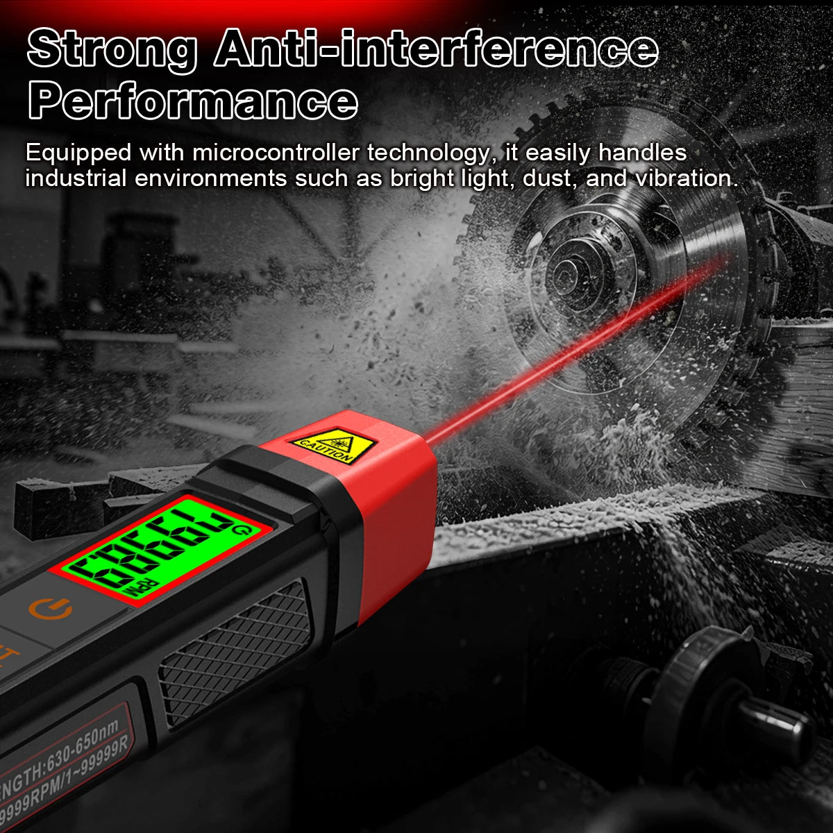 HT673 Pen-Style Laser Tachometer
