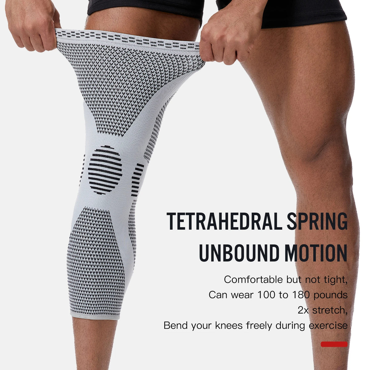 Genouillères de sport en nylon tricoté, compression tridimensionnelle, serrées, respirantes et chaudes, équipement de protection pour hommes et femmes