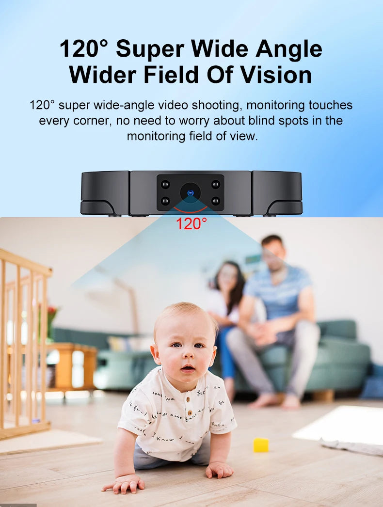 1080P HD Mini Camera  Small Digital Video Recorder Portable Cameras Motion Detection 10Hours Hide DVR Camcorders No Wifi Cam