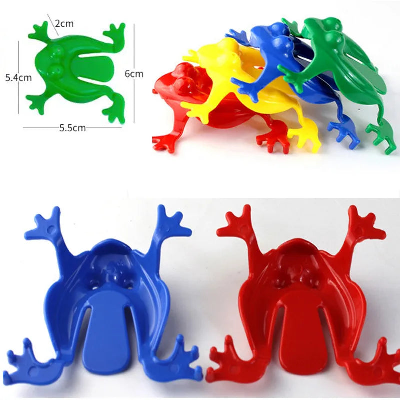 10-20Pcs Jumping Frog Bounce Fidget Toys For Kids Novelty Assorted  Stress Reliever Toys For Children Birthday Gift Party Favor 