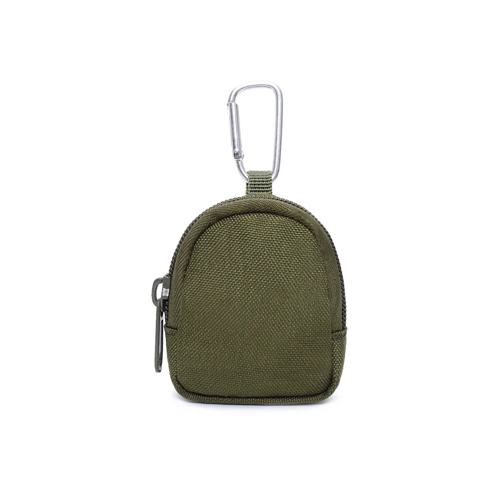 Compacte taille-tas voor sleutels en munten