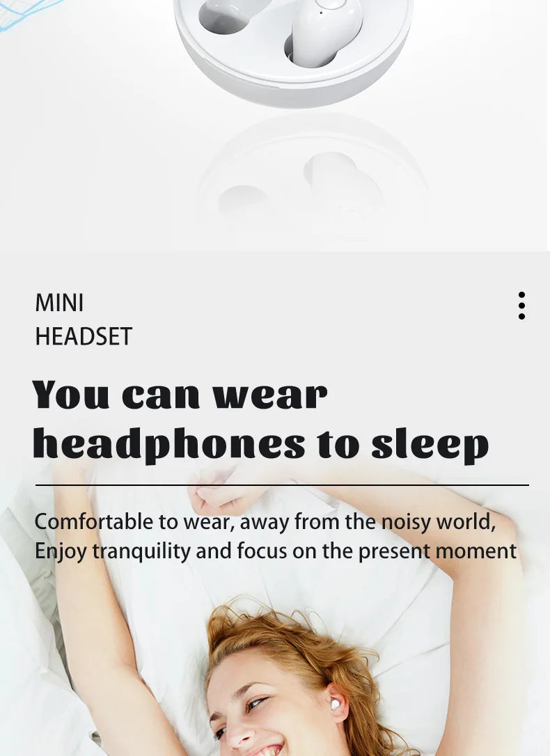 Ultra Small Invisible Wireless Bluetooth Earbuds