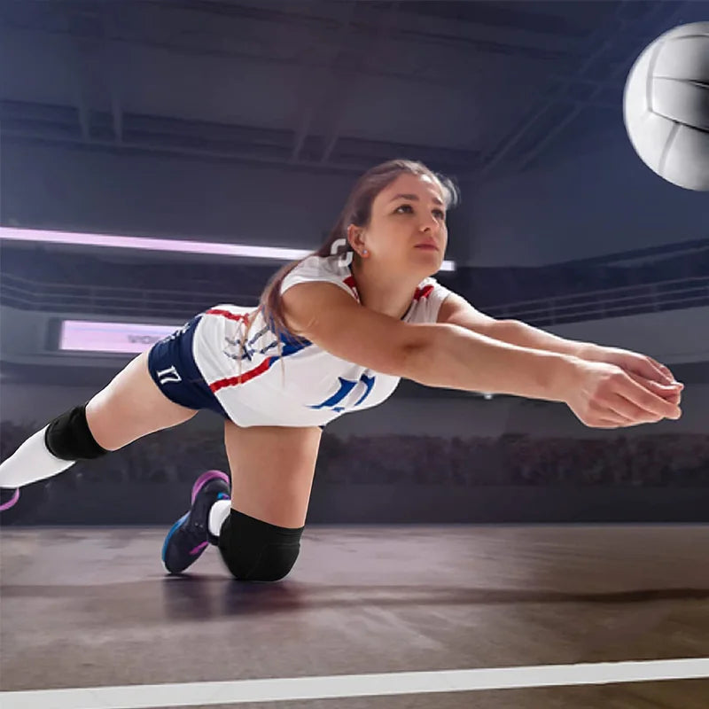 WorthWhile Dancing Knee Pads for Volleyball Yoga Women Kids Men Patella Brace Support EVA Kneepad Fitness Protector Work Gear 