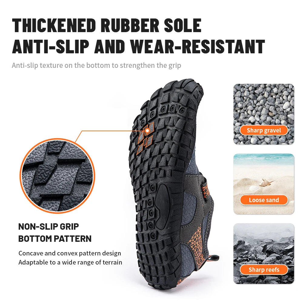 Quick-Dry Water Shoes with Non-Slip Sole for Beach & River
