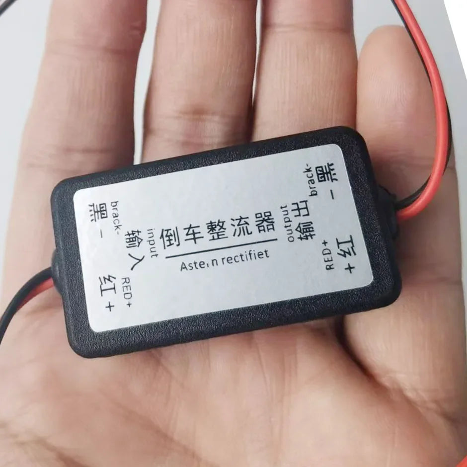 12V DC Power Relay Filter Rectifier for Rear View Camera