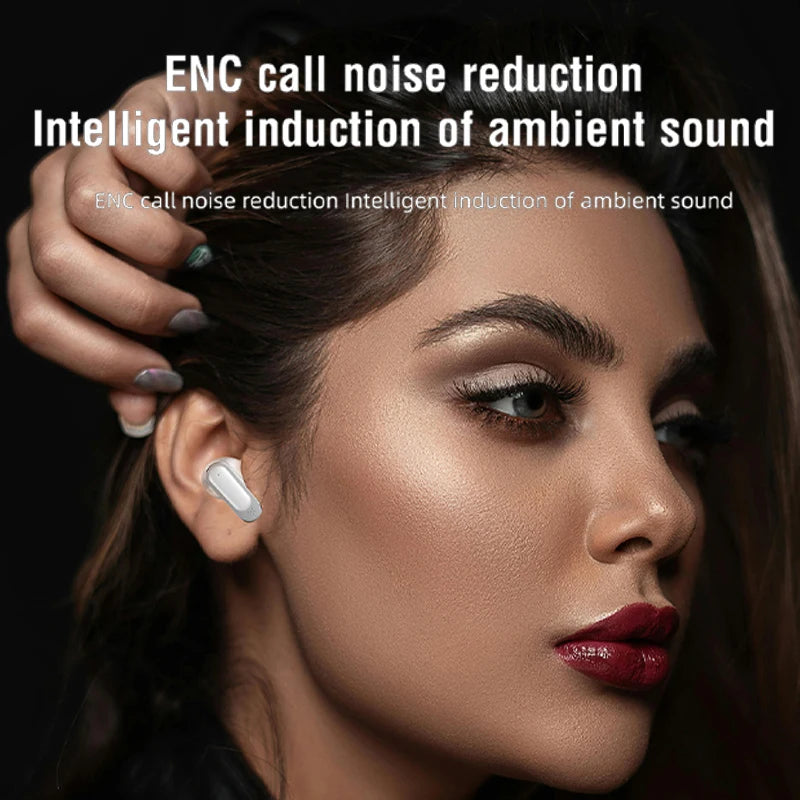 Wireless Bluetooth 5.3 In-Ear Earbuds with Touch Control and Deep Bass