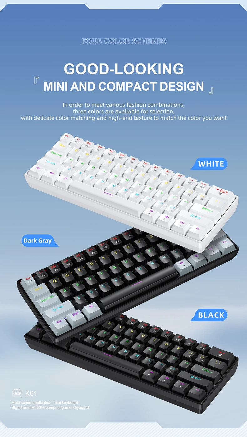 K61 Compact Mechanical Keyboard