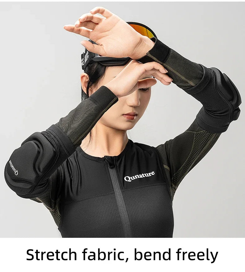 Protective Ski & Bike Elbow Pads for Impact Support and Fall Protection