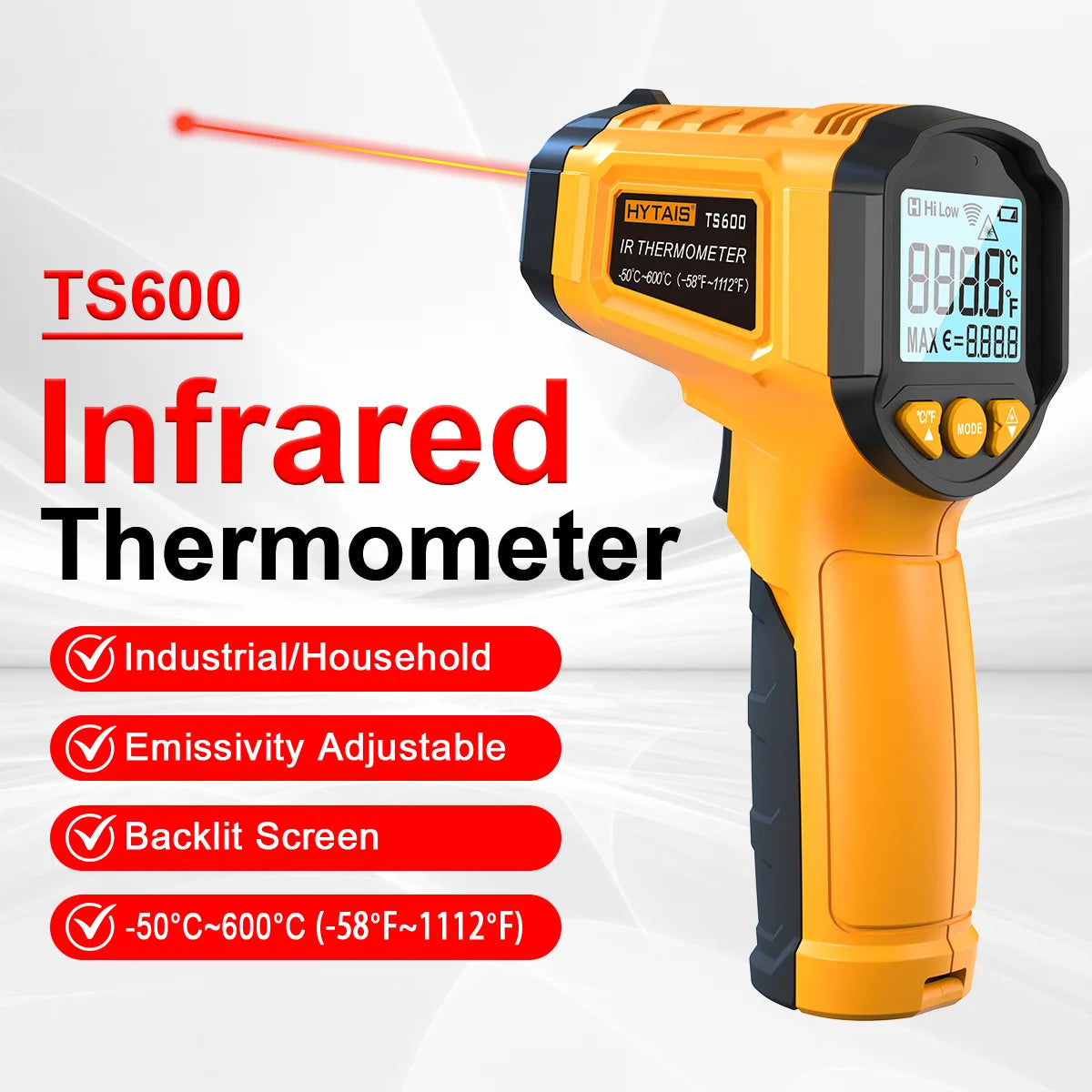 Infrardeči termometer TS600 za površine