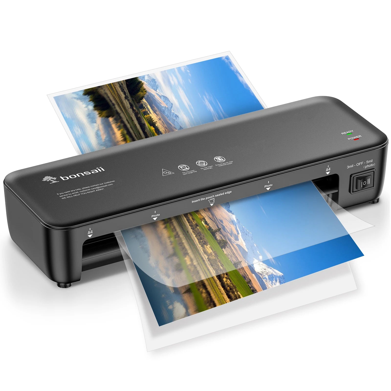9-Inch Thermal Laminator A4 with Jam-Free Tech Fast Preheat