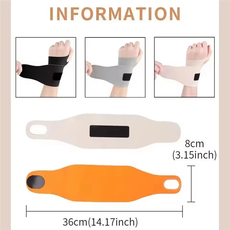 1Pc Fitness Ultra-thin Elastic Wristband with Adjustable Breathability Pressure Protection Pain Relief Wrist Bandage 