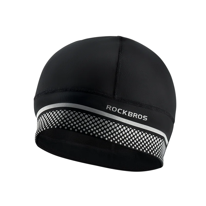 Winter Fleece Cycling Cap Windproof Helmet Liner Thermal Hat