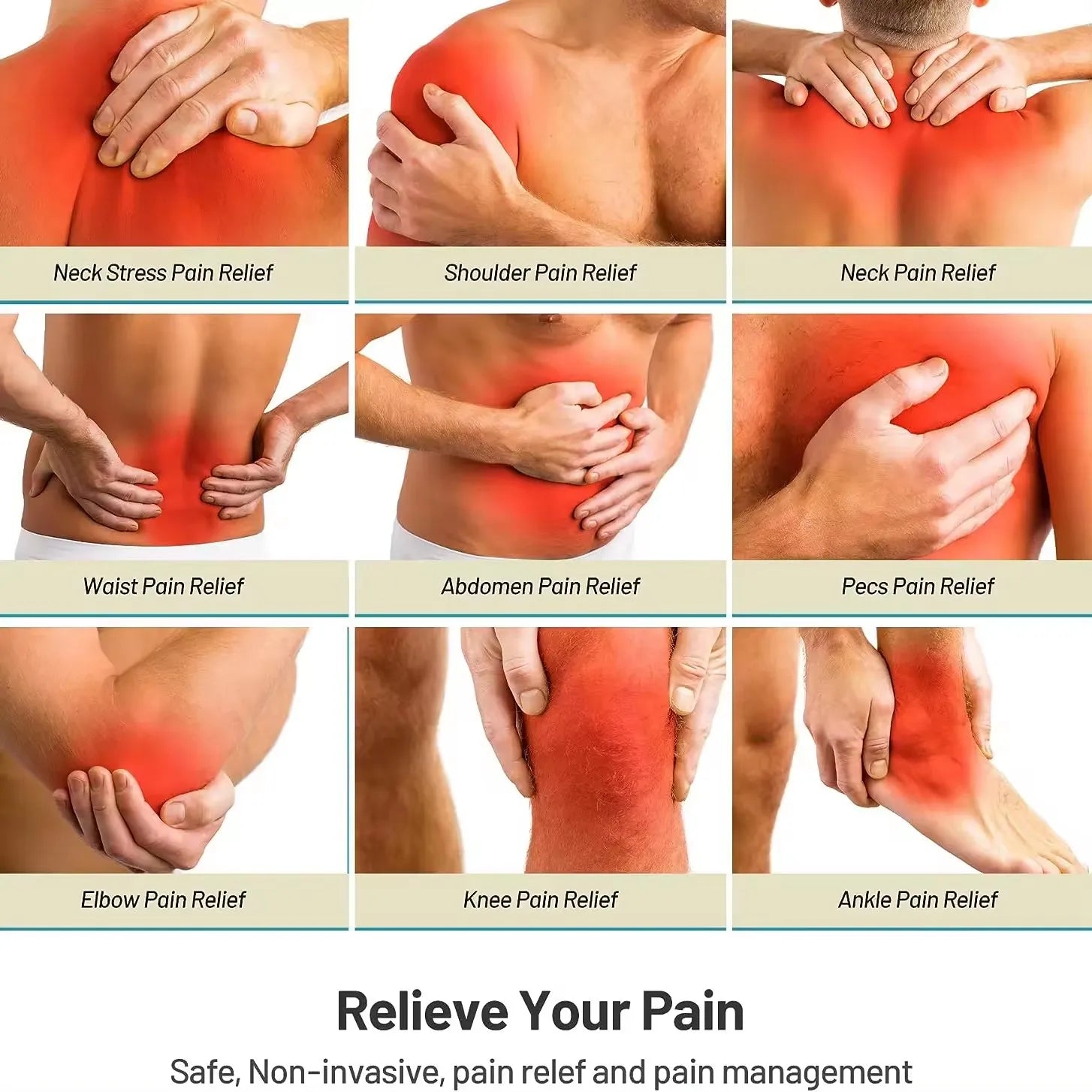 4 In 1 Electric Muscle Stimulator Interferential High-Frequency Physiotherapy Device EMS IFT RUSS TENS Pulse Electrostimulator 