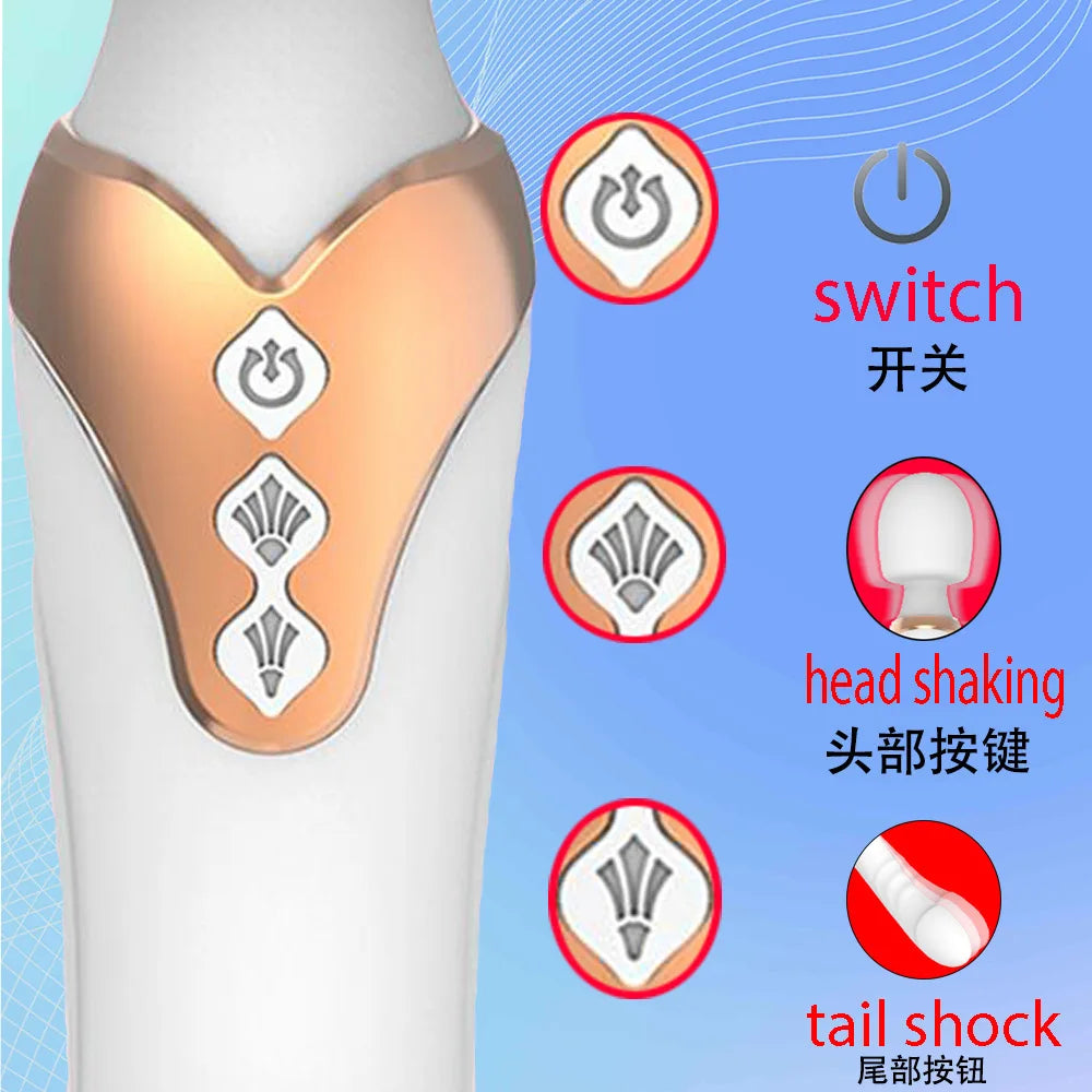 Çift Motorlu Silikon Vibratör G Noktası ve Klitoral Zevk için