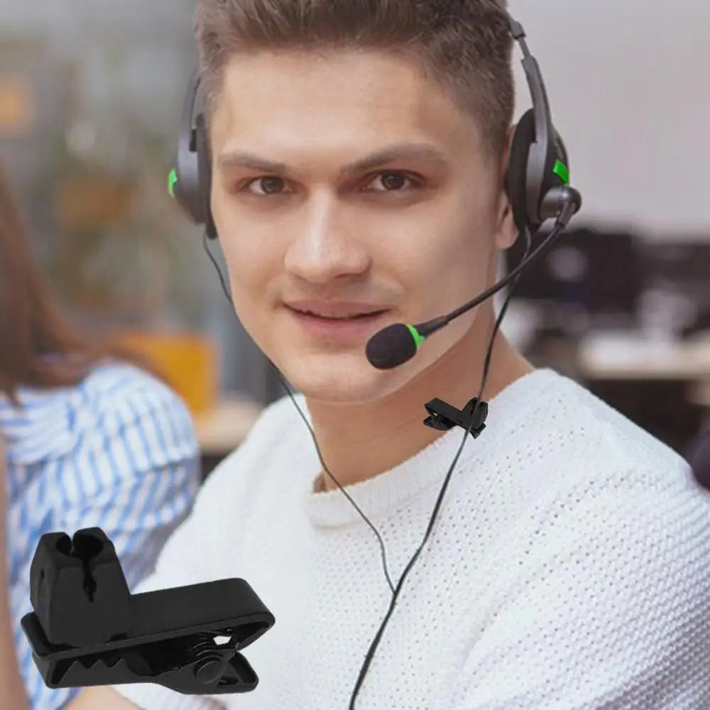 Lavalier Microphone Lapel Clips 6pcs Metal Microphone Clamp For Lapel Portable Metal Mic Clamp For Recording Classroom Lectures