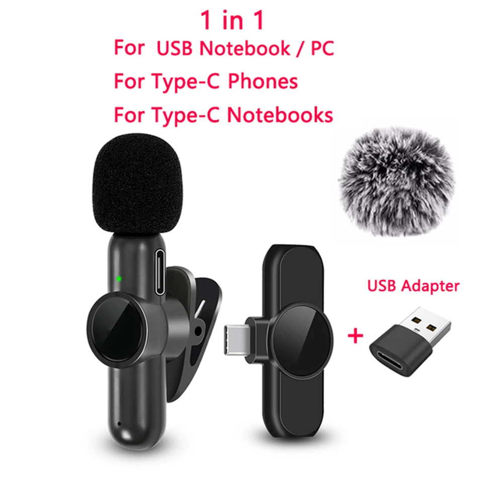 Wireless Lavalier Microphone - Kit Options