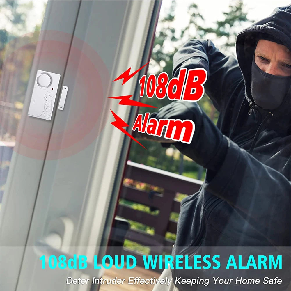 New Freezer Door Alarm with Delay 3/15/30/60 Seconds Adjustable Delay Refrigerator Alarm Wireless Door Open Ala
