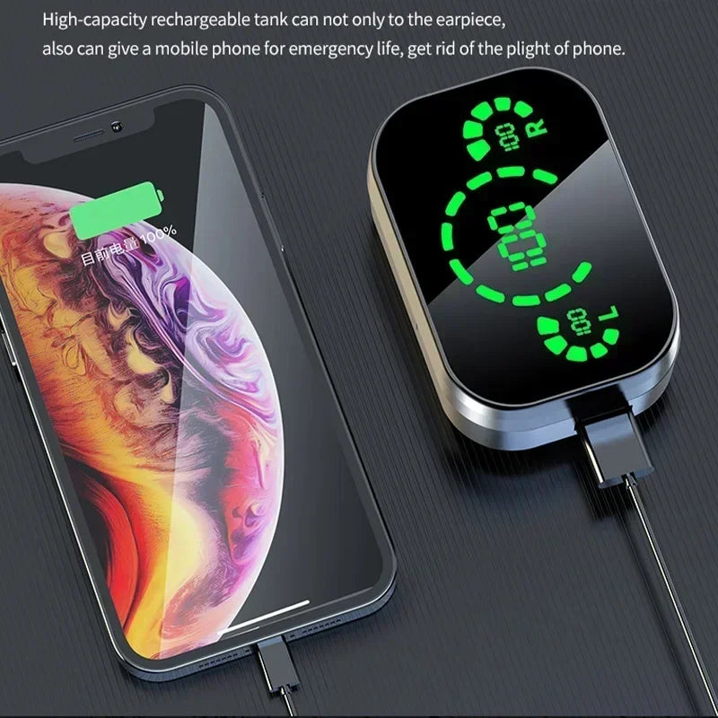 Wireless Earbuds with Microphone and Charging Case