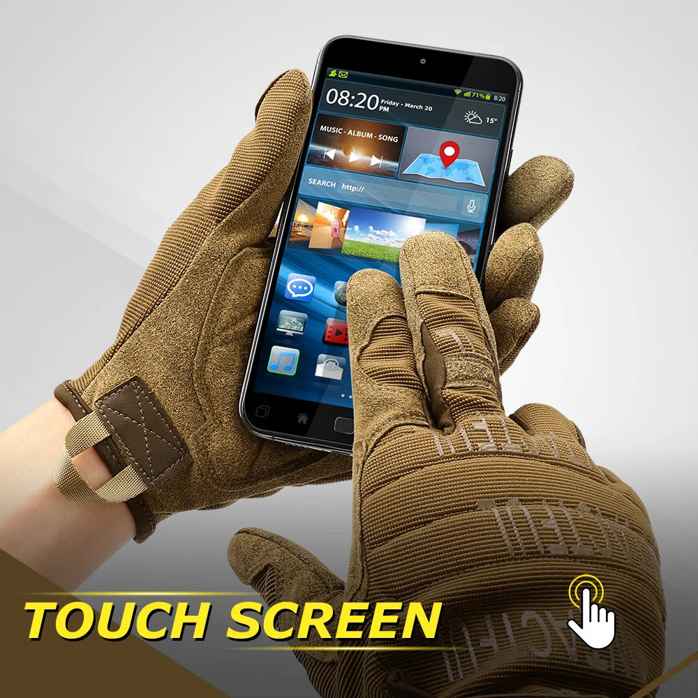 Guanti outdoor touchscreen a dita intere