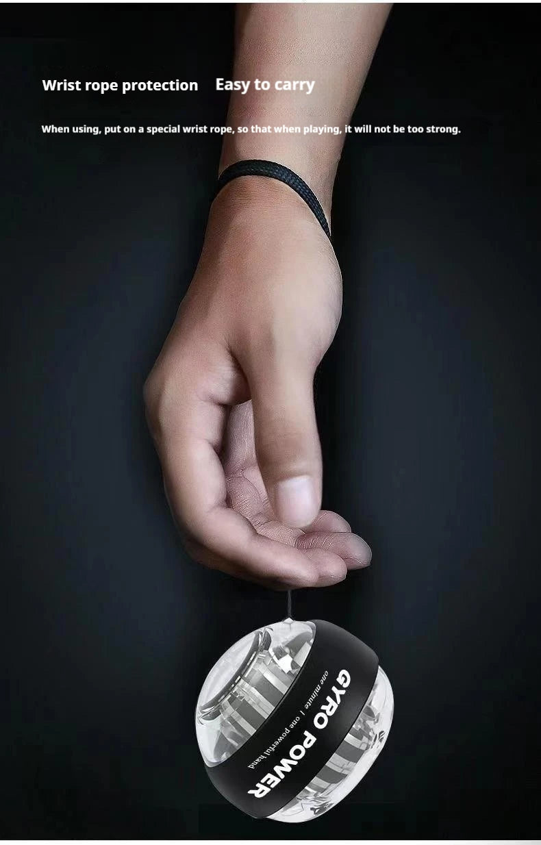 Minge de încheietură Gyro Ball Sferă giroscopică de antrenament care luminează