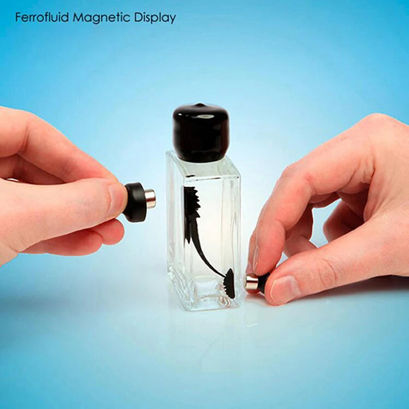 Ferrofluid Magnetic Liquid Display med två magneter