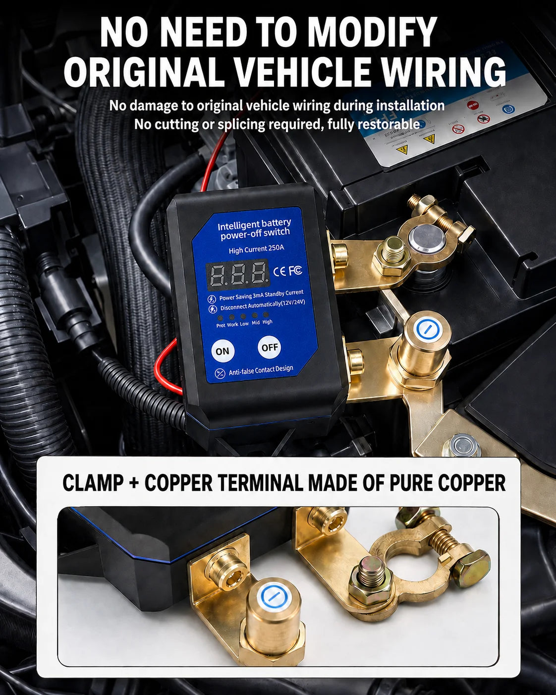 12/24V Remote Battery Disconnect Switch