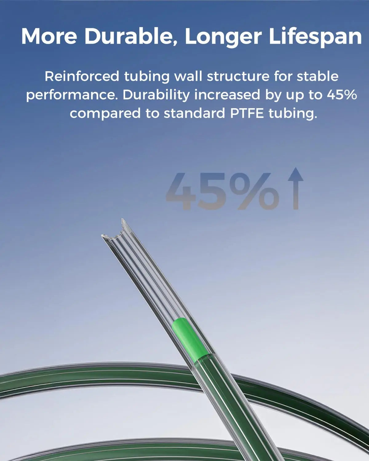 Upgraded Low-Resistance Star Shaped Materials PTFE Tube4mm OD Teflonto Ultra-Smooth Flow DIY 3D PrinterFor BambuLab AMS Creality