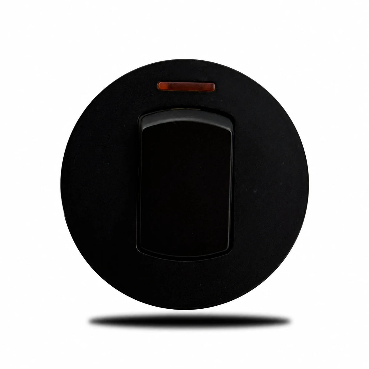 Opções de interruptores de parede modulares L6 em vidro preto