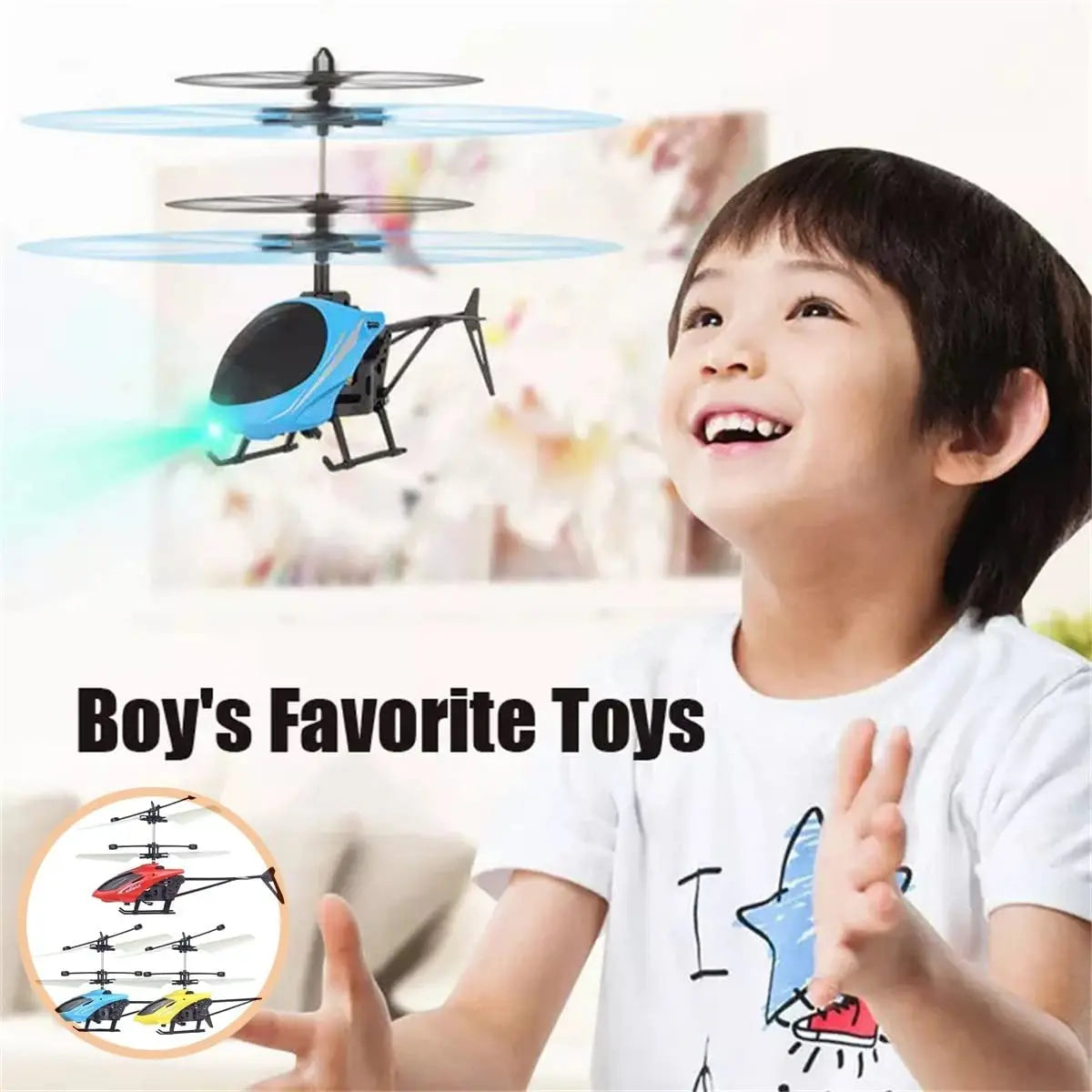 Rechargeable Mini RC Drone Remote Safe Fall-resistant RC Helicopters Drone Children Toys 