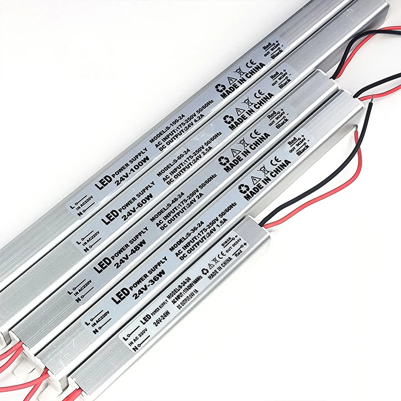 Driver LED de 12 V ou 24 V, 24–100 W