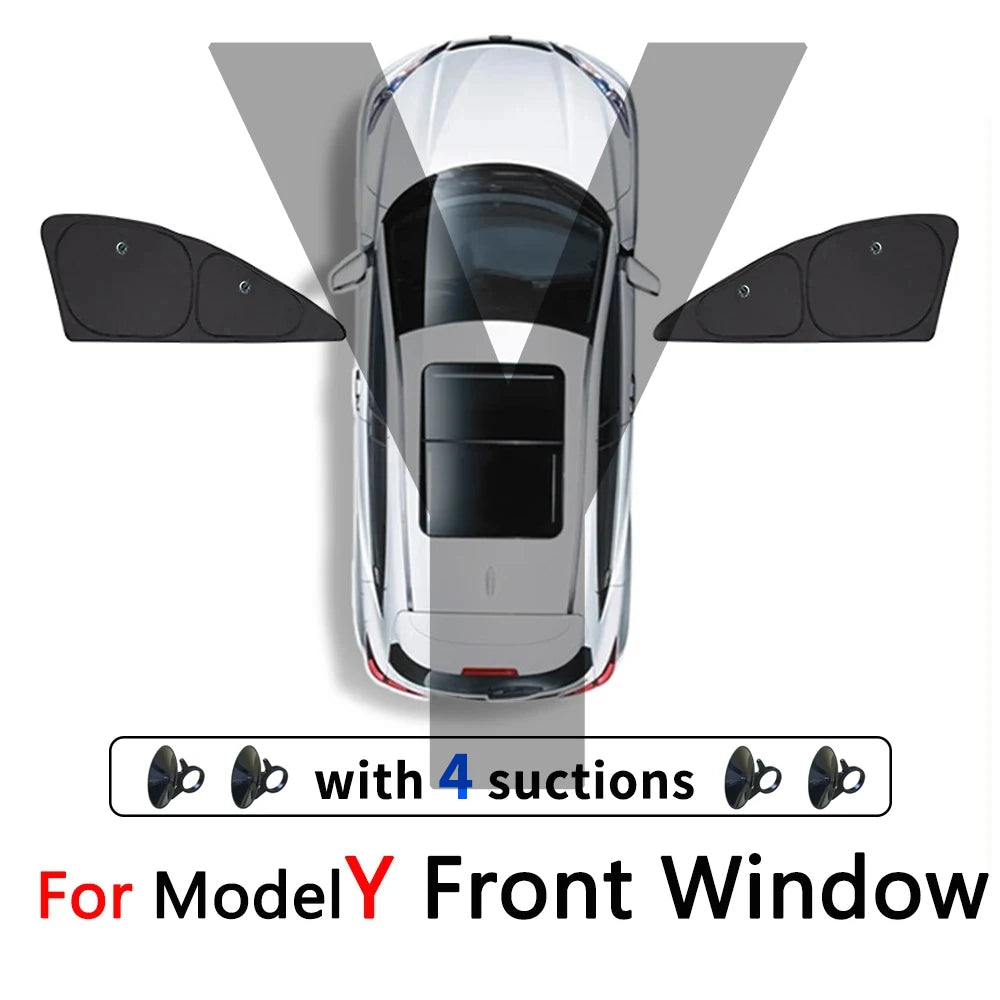 Vehicle Window Sunshades for Model 3 and Model Y – Options