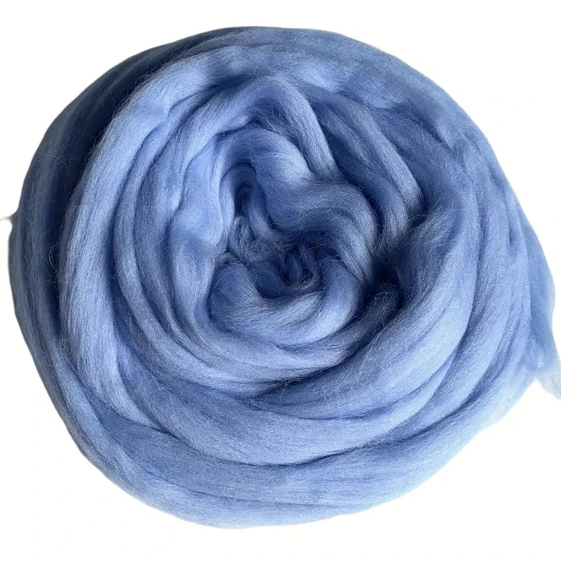 Wool Roving for Felting and Spinning, 100 g
