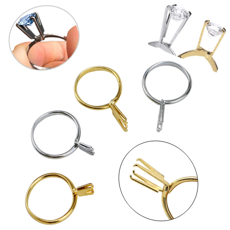 Four-Claw Gemstone Display Ring Holder – Style Options