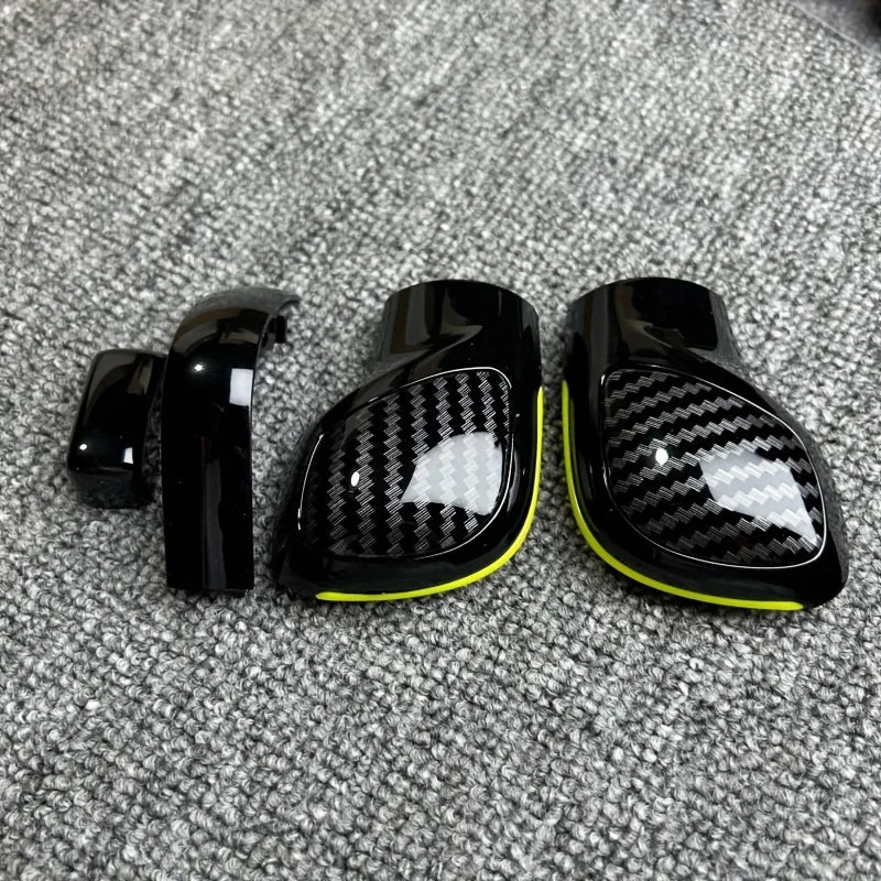 Shift Knob Gear Side Cover Emblem for VW Golf 6 7 R GTI Passat B7 B8 CC R20 Jetta MK6 GLI