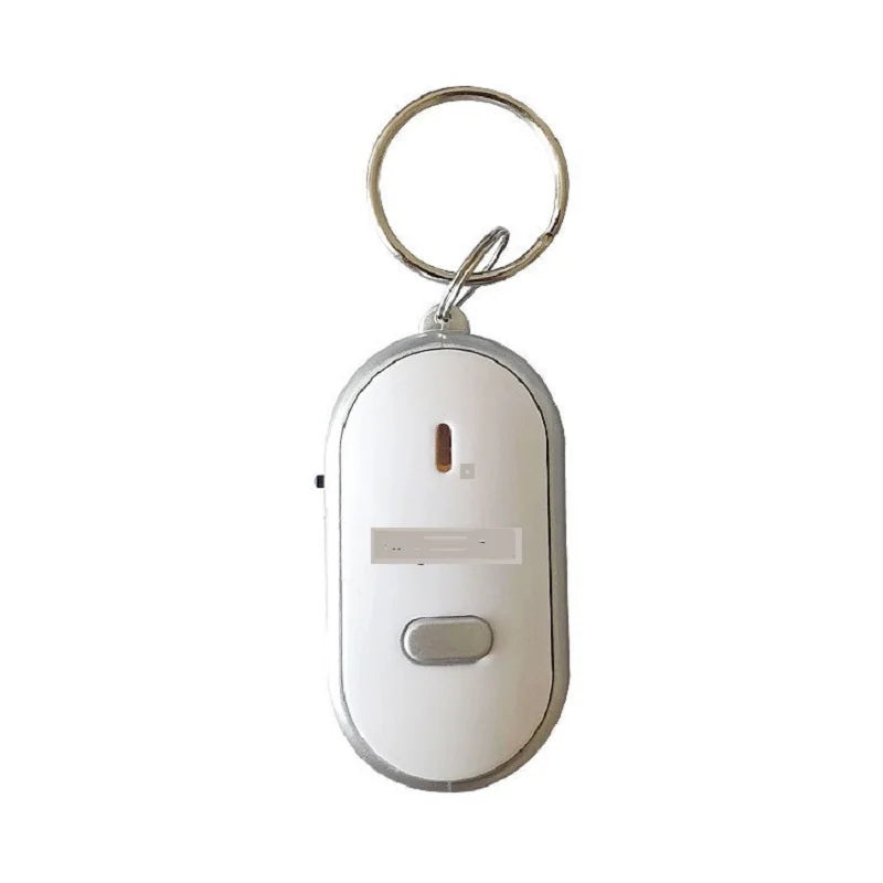 Anti-Lost Key Finder Keychain Flashing Beeping Alarm Key Locator Sound Control Smart Finder With LED Whistle Women's Men's Gift 