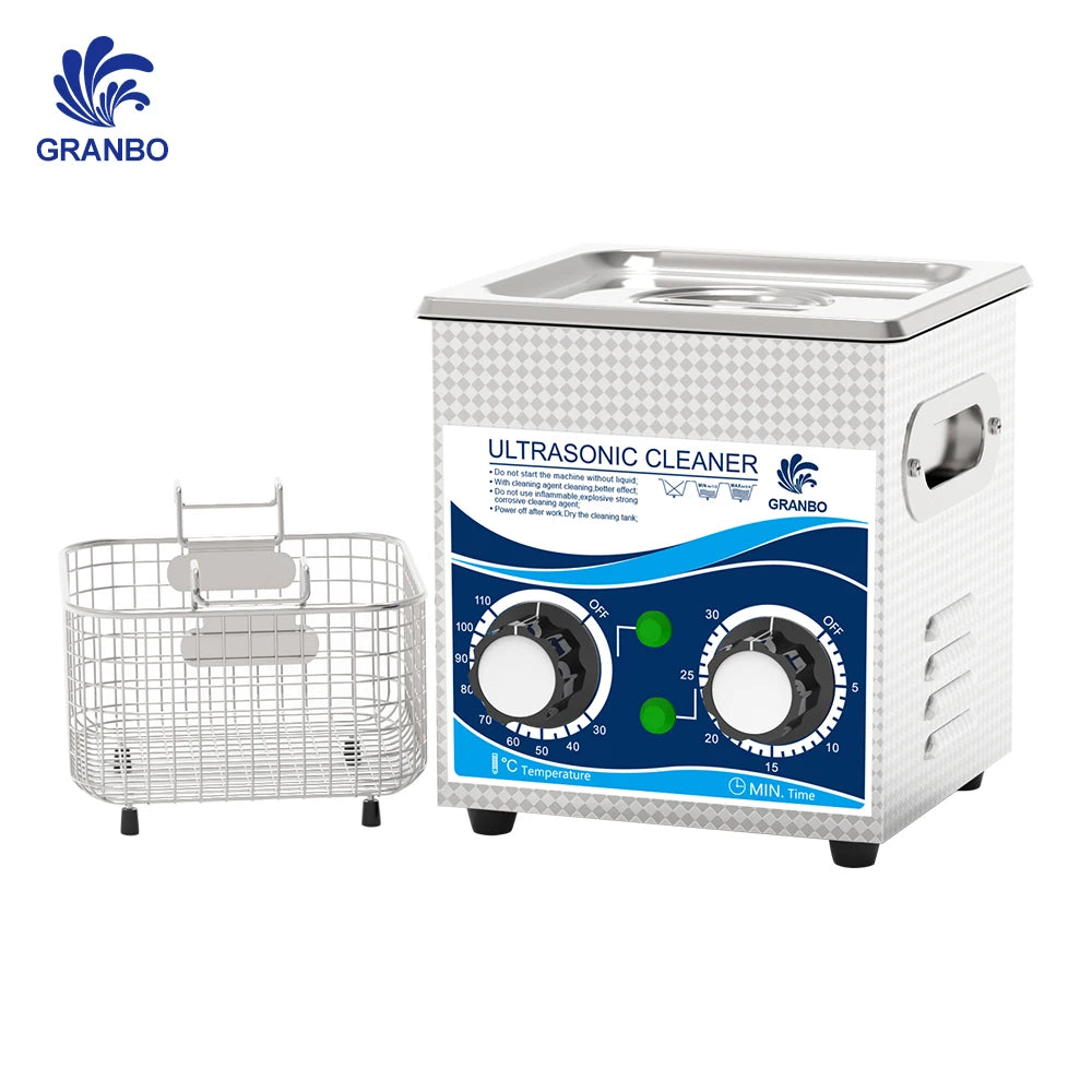 Ultrazvuková čistička 120W 1,3L s ohrevom a časovačom na šperky a okuliare