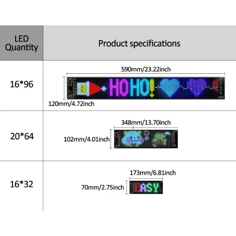 Enseigne à DEL programmable aux yeux de diable lumineux énormes