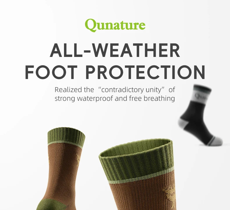 Waterproof Knee-High Hiking Socks for Outdoor, Snow, and Cycling