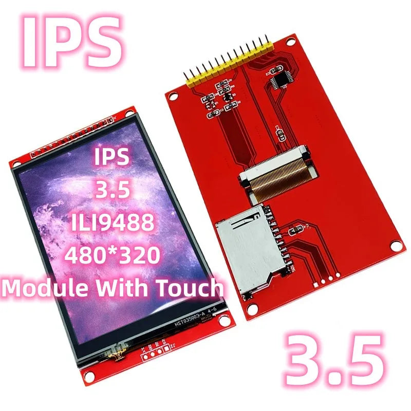 IPS 3,5-palcový displej s dotykovým ovládaním pre ESP32
