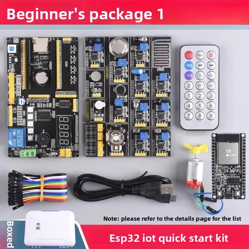 ESP32 IoT Development Kit with Sensors and Modules