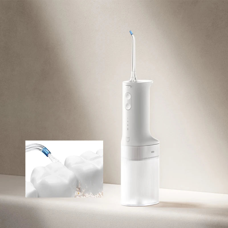 Prijenosni električni oralni irigator 200 ml, Type-C punjenje, 3 načina, 2 mlaznice