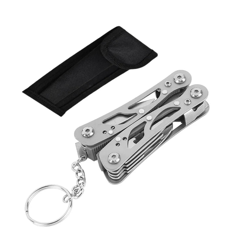 Folding Stainless-Steel Multi-Tool Pliers