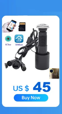 5MP Door Peephole Camera with Motion Detection