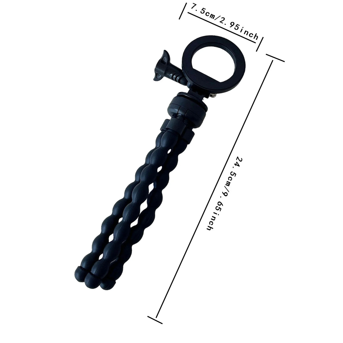 Universal Magnetic Octopus Mini Tripod, Phone Holder, Bendable Monopod for Photography and Video Shooting