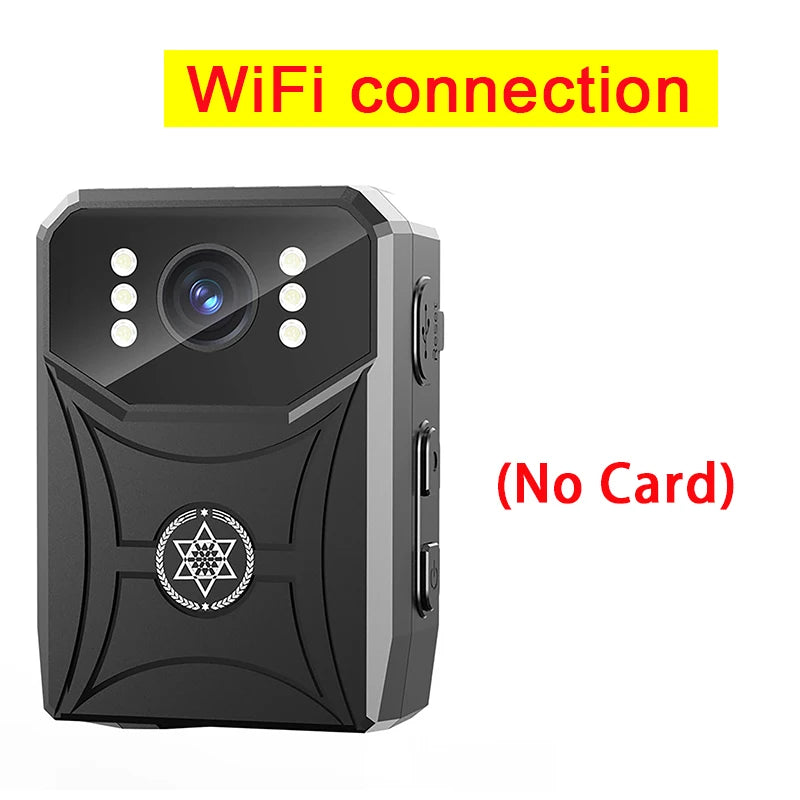 Mini 4K HD Cameras with WIFi 3000mAh Digtal Video Recorder with IPS Screen Night Vision Police Body Camera Portable Camcorder