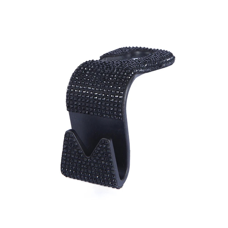 Rhinestone Car Seat Back Hook Hanger for Daily Vehicle Storage