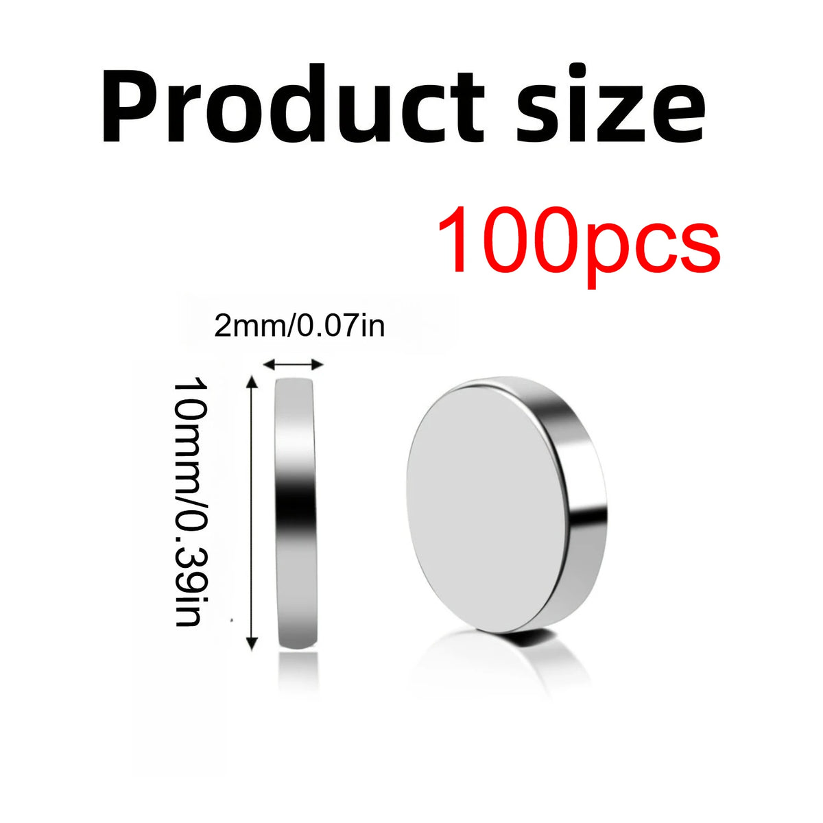 10x1/10x2/10x3 mm-20/50/100 ks kruhové magnety do chladničky, široko používané v kanceláriách, DIY, tabuľová doska, kuchynské náradie, skladovanie, nechty, umenie