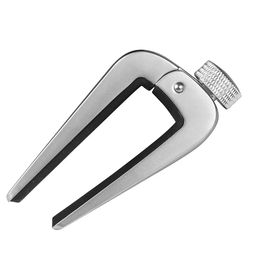 Adjustable Wide Guitar Capo with Dual Contact Profiles