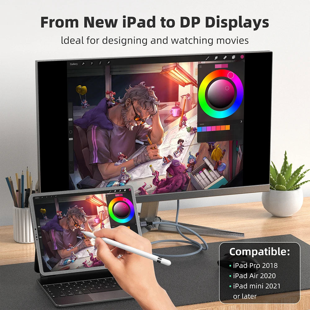 Καλώδιο εικόνας USB-C σε DisplayPort 1.4