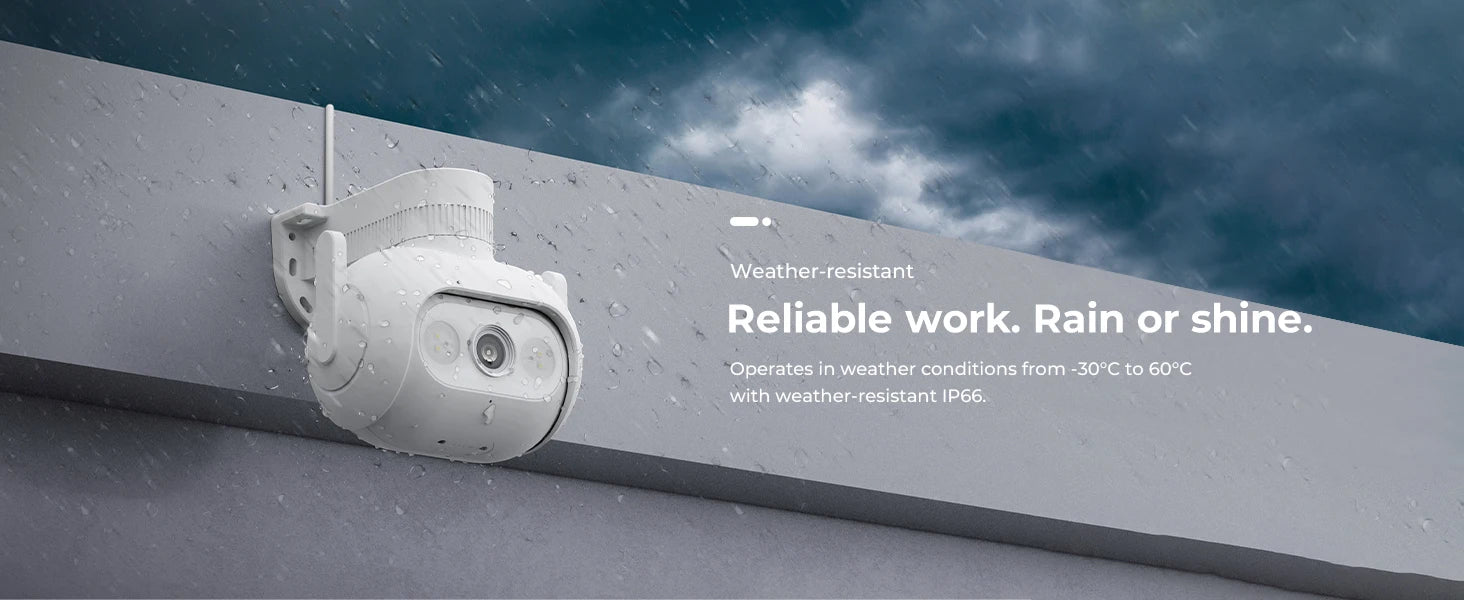 IMILAB EC5 Telecamera Floodlight 2K con tracciamento a 360° e visione notturna